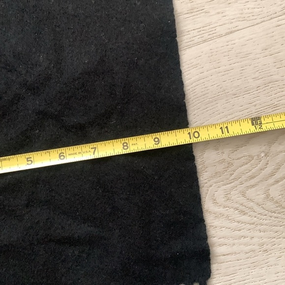 Nordstrom 100% Cashmere unisex scarf Winter Office Preppy Casual black‎ - Picture 5 of 6